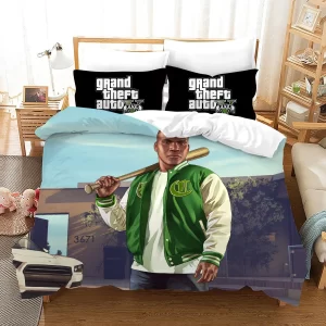 Grand Theft Auto #10 Duvet Cover Pillowcase Bedding Set Home Decor