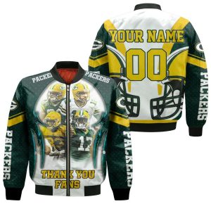 Green Bay Packers 2021 Super Bowl Nfc North Champions Personalized Bomber Jacket