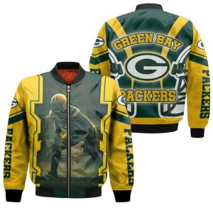 Green Bay Packers A. J. Hawk 50 For Fans Bomber Jacket