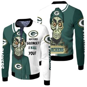 Green Bay Packers Haters I Kill You 3D Fleece Bomber Jacket