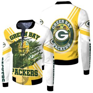 Green Bay Packers James Crawford 54 For Fans Fleece Bomber Jacket