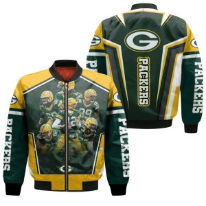 Green Bay Packers Logo Nfc North Division Champions 2021 Super Bowl Bomber Jacket