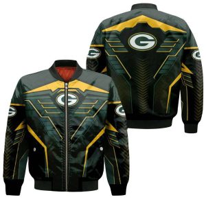 Green Bay Packers NFL Bomber 3D Bomber Jacket