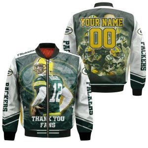 Green Bay Packers Nfc Noth Champions Thank You Fans For All Lover Personalized Bomber Jacket