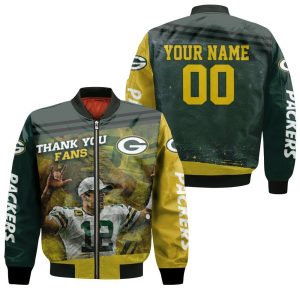 Green Bay Packers Nfc Noth Champions Thank You Fans The Pack Is Bad Personalized Bomber Jacket