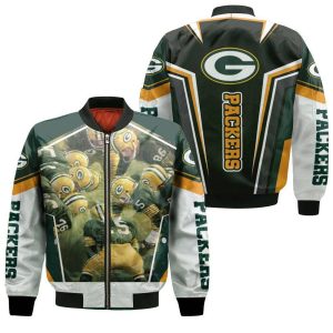 Green Bay Packers Teams Discussing Nfc North Division Champions Super Bowl 2021 Bomber Jacket
