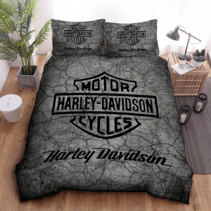 Harley Davidson Duvet Cover Pillowcase Bedding Set