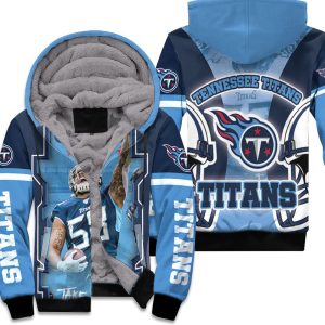 Harold Antonio Laudry#58 Tennessee Titans Afc South Division Champions Super Bowl 2021 Iii Unisex Fleece Hoodie