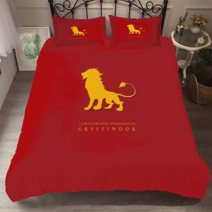 Harry Potter Gryffindor Slytherin Ravenclaw And Hufflepuff #37 Duvet Cover Pillowcase Bedding Set Home Decor