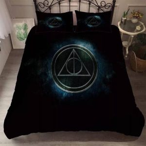 Harry Potter Gryffindor Slytherin Ravenclaw And Hufflepuff #41 Duvet Cover Pillowcase Bedding Set Home Decor
