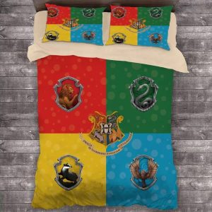 Harry Potter Hogwarts #16 Duvet Case Pillowcase Bedding Set Home Decor