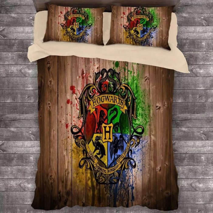 Harry Potter Hogwarts #5 Duvet Case Pillowcase Bedding Set Home Decor