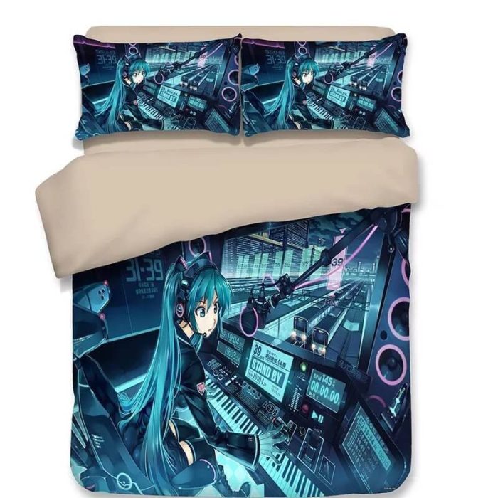 Hatsune Miku #1 Duvet Cover Pillowcase Bedding Set