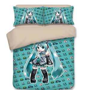 Hatsune Miku #2 Duvet Cover Pillowcase Bedding Set