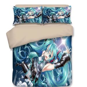 Hatsune Miku #8 Duvet Cover Pillowcase Bedding Set