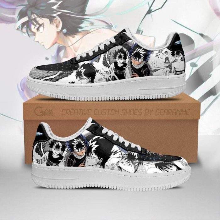 Hiei Air Force Sneakers Yu Yu Hakusho Anime Manga Shoes