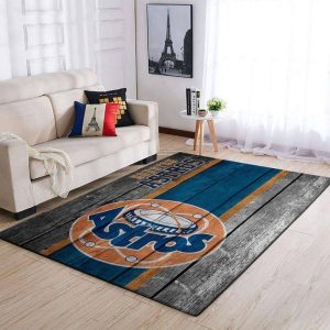 Houston Astros MLB 1 Area Rug Living Room And Bed Room Rug
