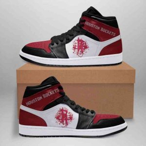Houston Rockets 02 NBA Air Jordan 1 Sport Custom Sneakers