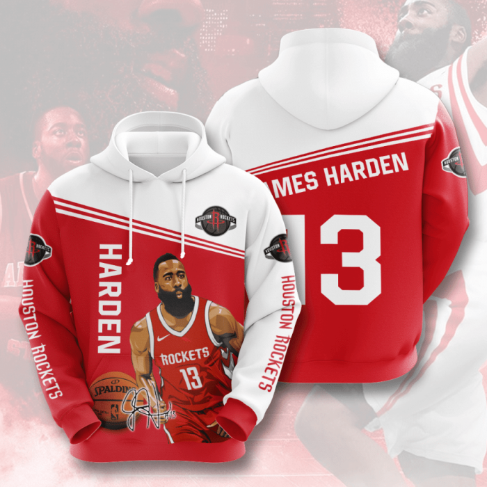 Houston Rockets 3D Hoodie