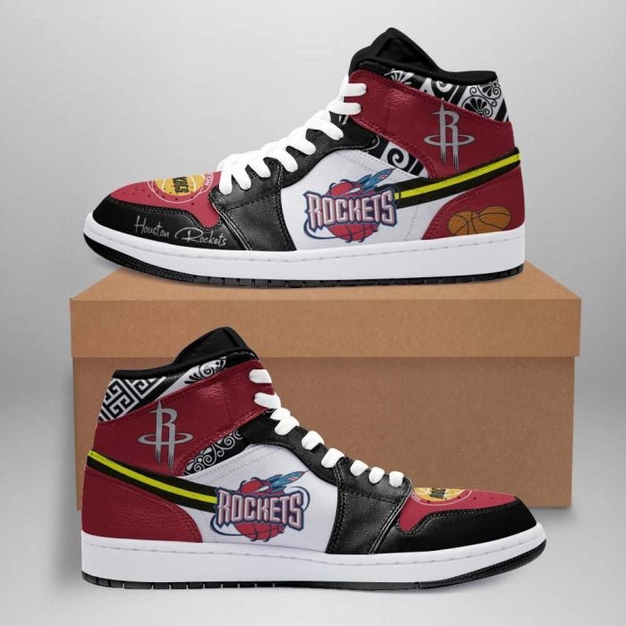 Houston Rockets Air Jordan 1 Sport Custom Sneakers