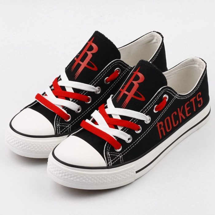 Houston Rockets NBA Basketball 1 Gift For Fans Low Top Custom Canvas Shoes