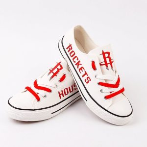 Houston Rockets NBA Basketball Gift For Fans Low Top Custom Canvas Shoes