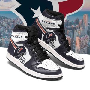 Houston Texans 3 NFL Football Air Jordan 1 Sport Custom Sneakers