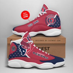 Houston Texans Men'S Jordan 13 Custom Name Personalized Shoes