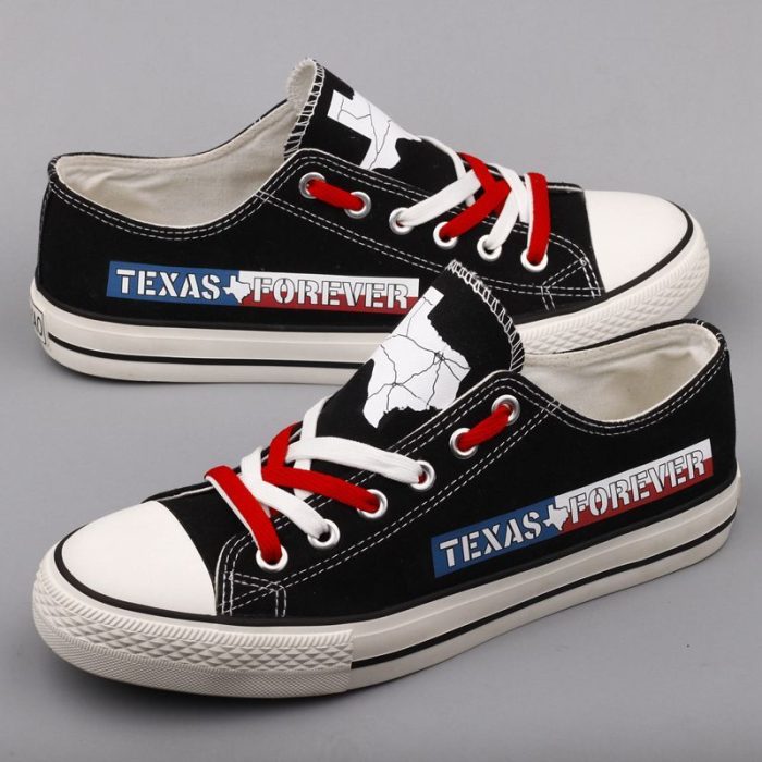 Houston Texans NFL Football 1 Football Gift For Fans Low Top Custom Canvas Shoes