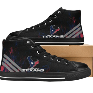 Houston Texans NFL Football 7 Custom Canvas High Top Shoes