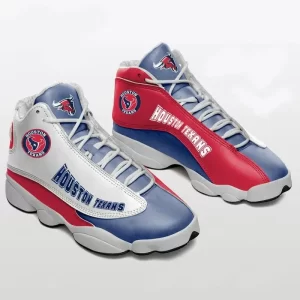 Houston Texans Team Air Jordan 13 Custom Sneakers-Football Team Sneakers
