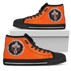 I Can Do All Things Through Christ Who Strengthens Me New York Mets MLB Custom Canvas High Top Shoes