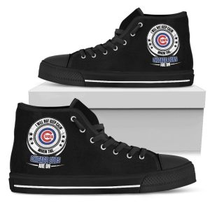I Will Not Keep Calm Amazing Sporty Chicago Cubs MLB Custom Canvas High Top Shoes