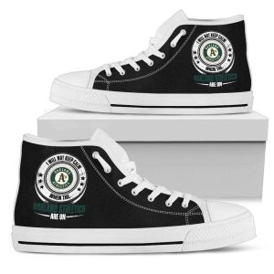 I Will Not Keep Calm Amazing Sporty Oakland Athletics MLB 1 Custom Canvas High Top Shoes