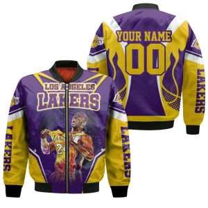 In Memories Kobe Bryant 24 Los Angeles Lakers Western Conference Personalized Bomber Jacket