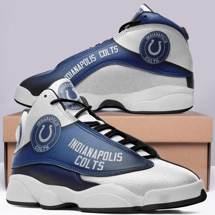 Indianapolis Colts Football Air Jordan 13 Sneakers