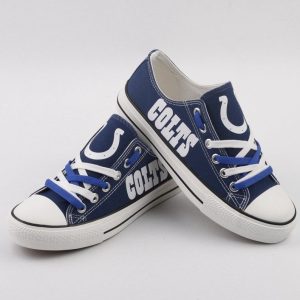 Indianapolis Colts NFL Football 3 Gift For Fans Low Top Custom Canvas Shoes