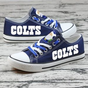 Indianapolis Colts NFL Football 5 Gift For Fans Low Top Custom Canvas Shoes