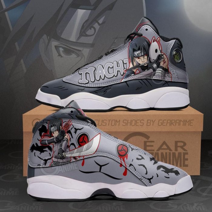 Itachi Anbu Jordan 13 Sneakers Custom Naruto Anime Shoes