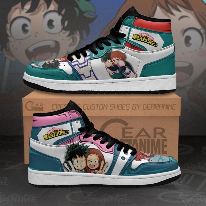 Izuku and Uraraka Sneakers My Hero Academia Anime Shoes