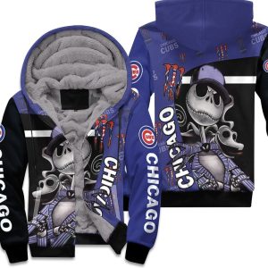 Jack Skellington Monster Energy Logo 3D Printed Hoodie For Fan Chicago Cubs Unisex Fleece Hoodie