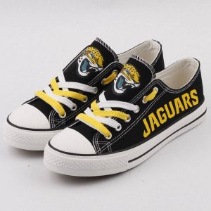 Jacksonville Jaguars NFL Football 2 Gift For Fans Low Top Custom Canvas Shoes