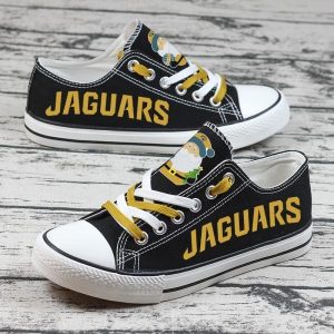 Jacksonville Jaguars NFL Football 3 Gift For Fans Low Top Custom Canvas Shoes