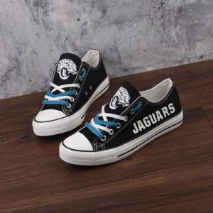Jacksonville Jaguars NFL Football 5 Gift For Fans Low Top Custom Canvas Shoes