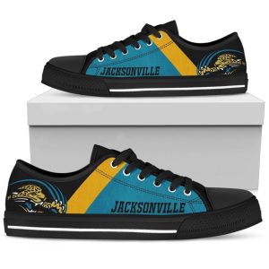 Jacksonville Jaguars NFL Football Low Top Custom Canvas Shoes
