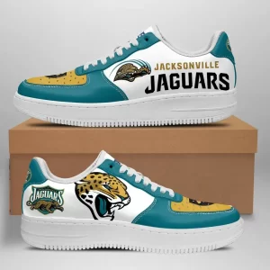 Jacksonville Jaguars Nike Air Force Shoes Unique Football Custom Sneakers