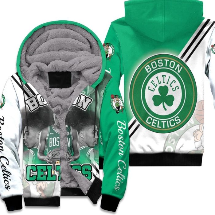 Jayson Tatum 0 Boston Celtics Signature Unisex Fleece Hoodie