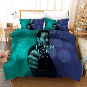 John Wick #6 Duvet Cover Pillowcase Bedding Set Home Bedroom Decor