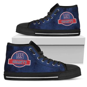 Jurassic Park New York Giants NFL Custom Canvas High Top Shoes