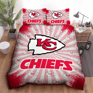 Kansas City Chiefs Duvet Cover Pillowcase Bedding Set